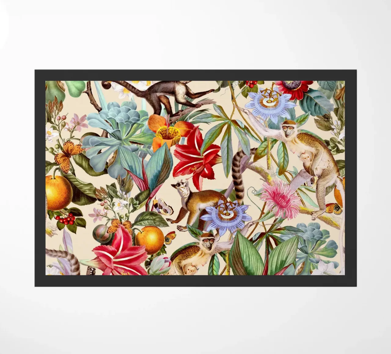 Animal and Floral Pattern zerbino da burcukorkmazyurek