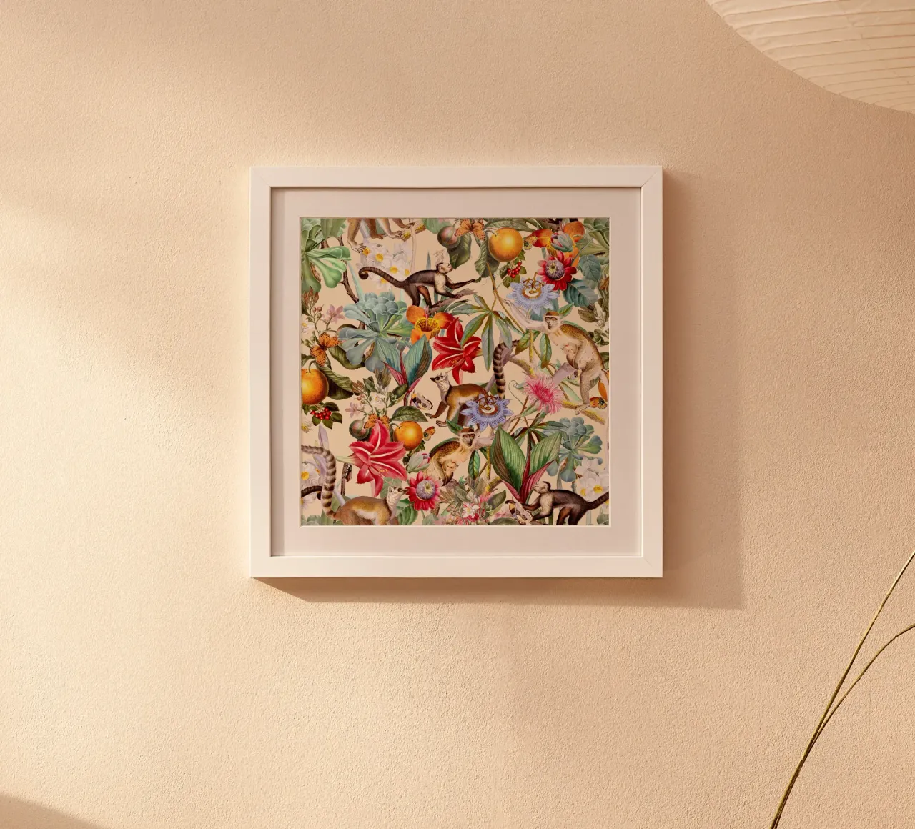 Animal and Floral Pattern hahnemühle by burcukorkmazyurek