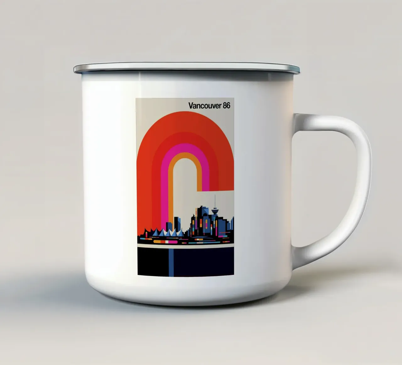 Vancouver 86 tazza in smalto da Bo Lundberg