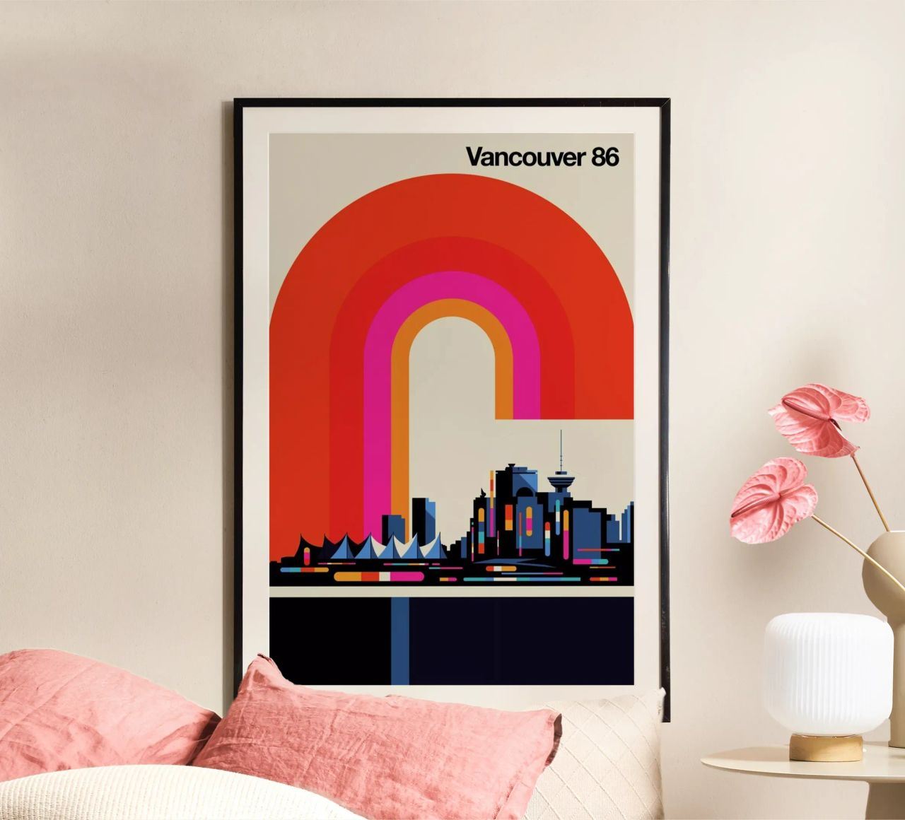 Vancouver 86 poster by Bo Lundberg