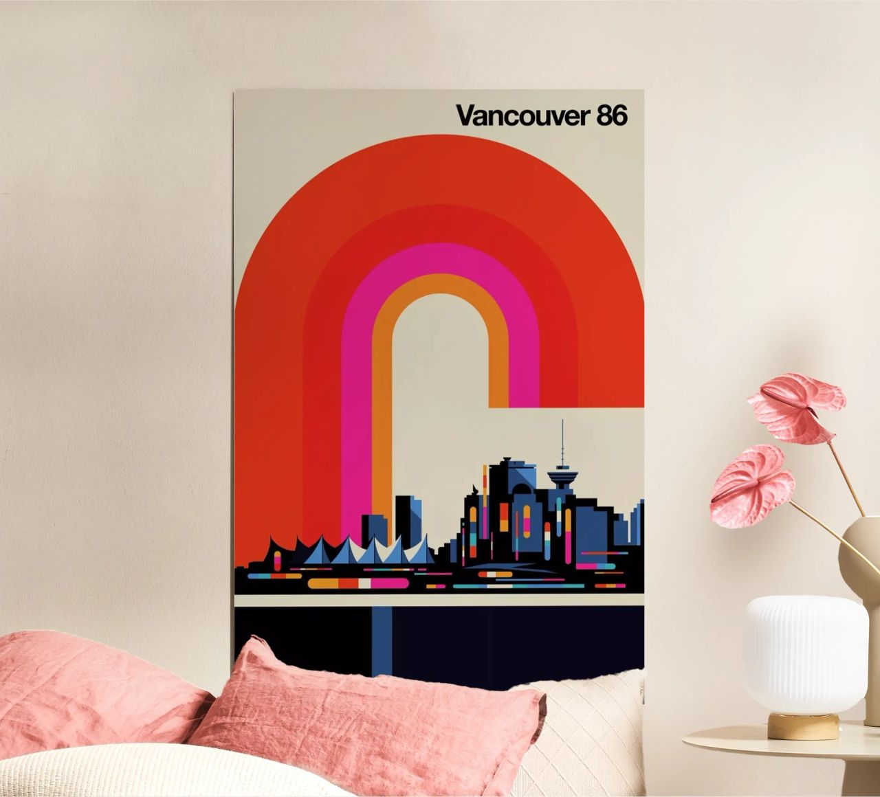 Vancouver 86 poster by Bo Lundberg
