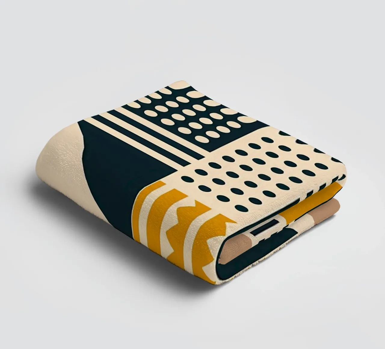 formes géométriques motifs triangles points rayures rectangles serviette de bain de Ashish Kashyap