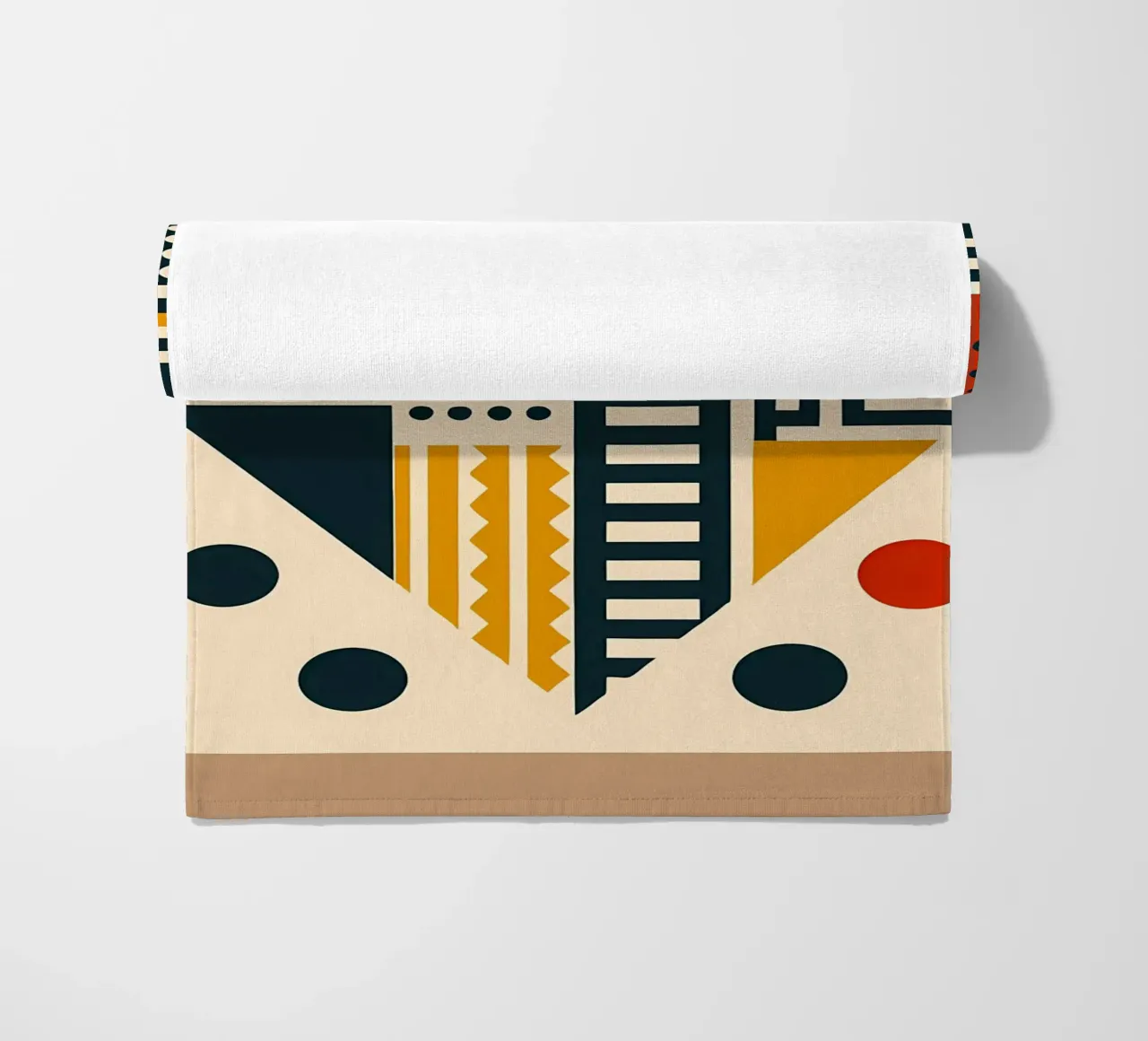 formes géométriques motifs triangles points rayures rectangles serviette de plage de Ashish Kashyap