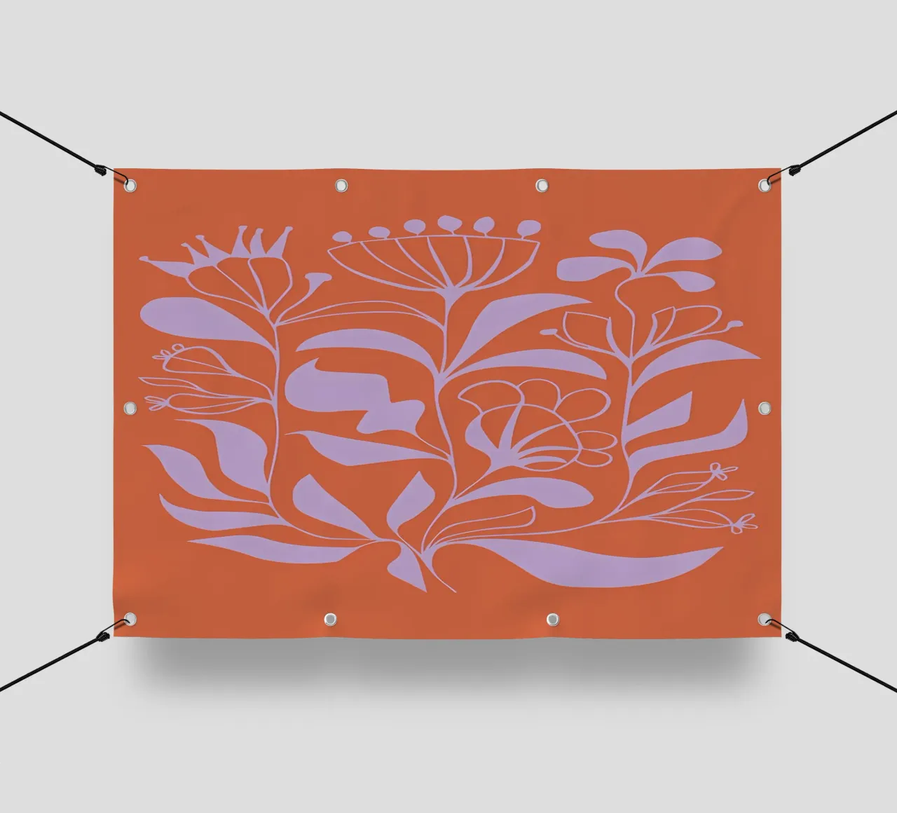 fiori petali fiori steli fogliame botanica natura pianta b telo in pvc da Ashish Kashyap