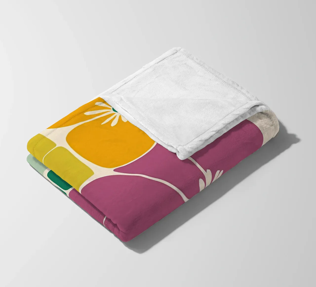 fiori petali steli forme astratte layout rettangolare geom coperta in pile da Ashish Kashyap