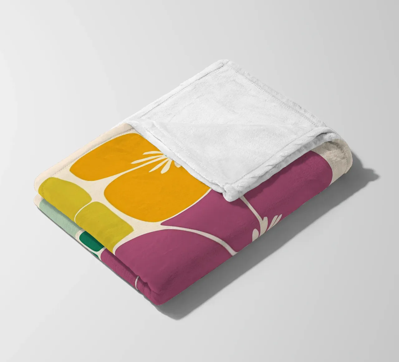 fiori petali steli forme astratte layout rettangolare geom coperta in pile da Ashish Kashyap
