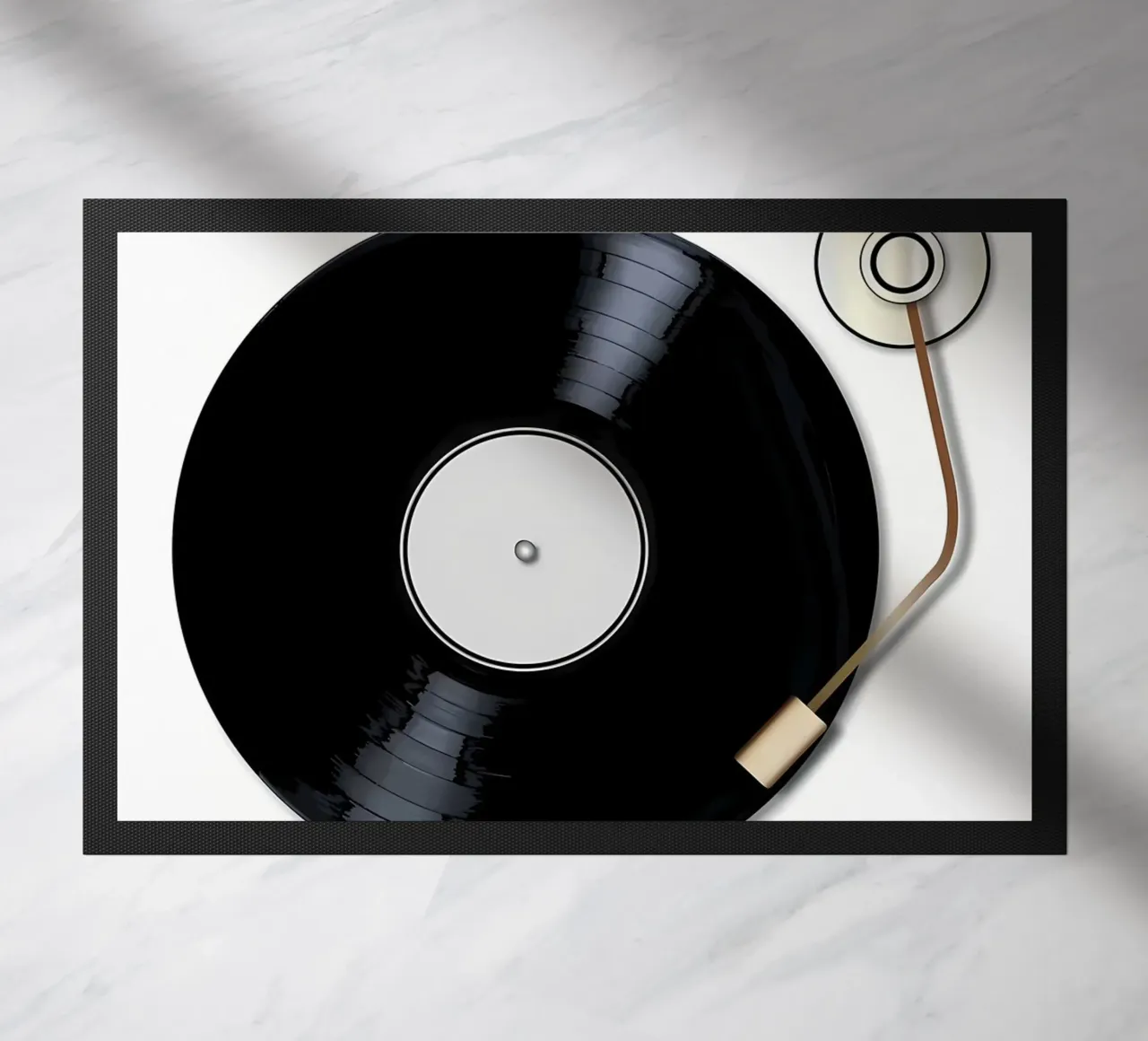 disco de vinilo tocadiscos tocadiscos de música brazo de aguja retro felpudo de Ashish Kashyap