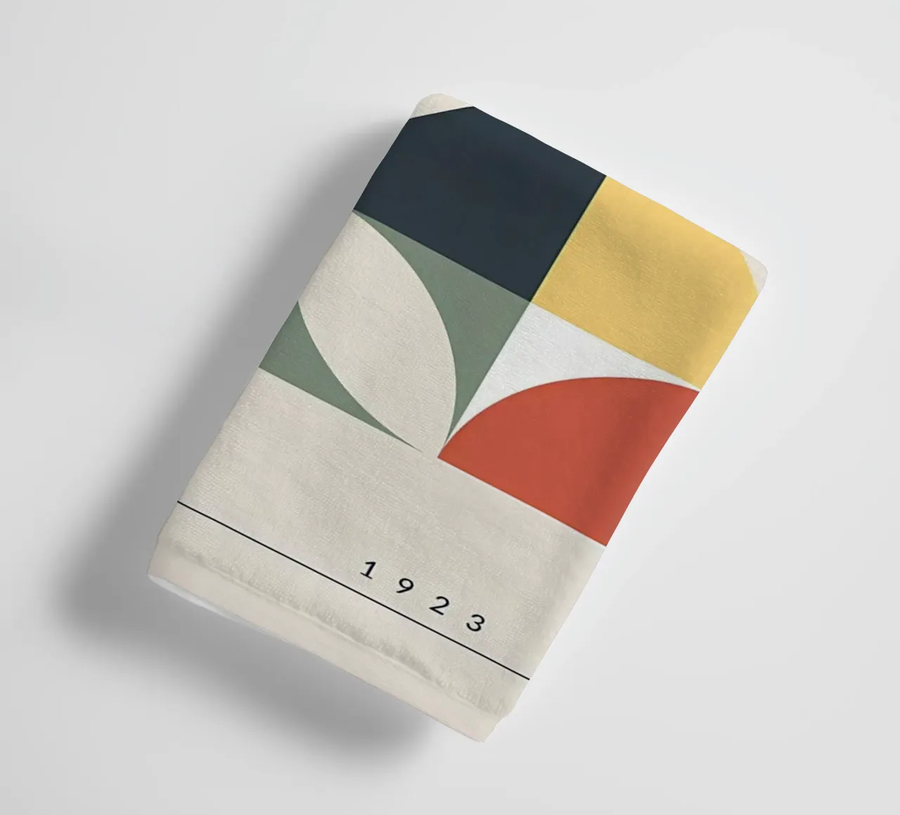 geometric shapes abstract patterns letters typography blocks towel by Ashish Kashyap