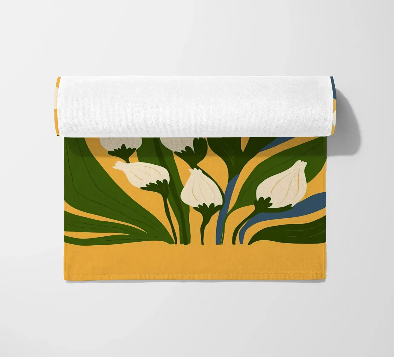 flowers daisies floral petals leaves stems buds nature botan beach towel by Ashish Kashyap