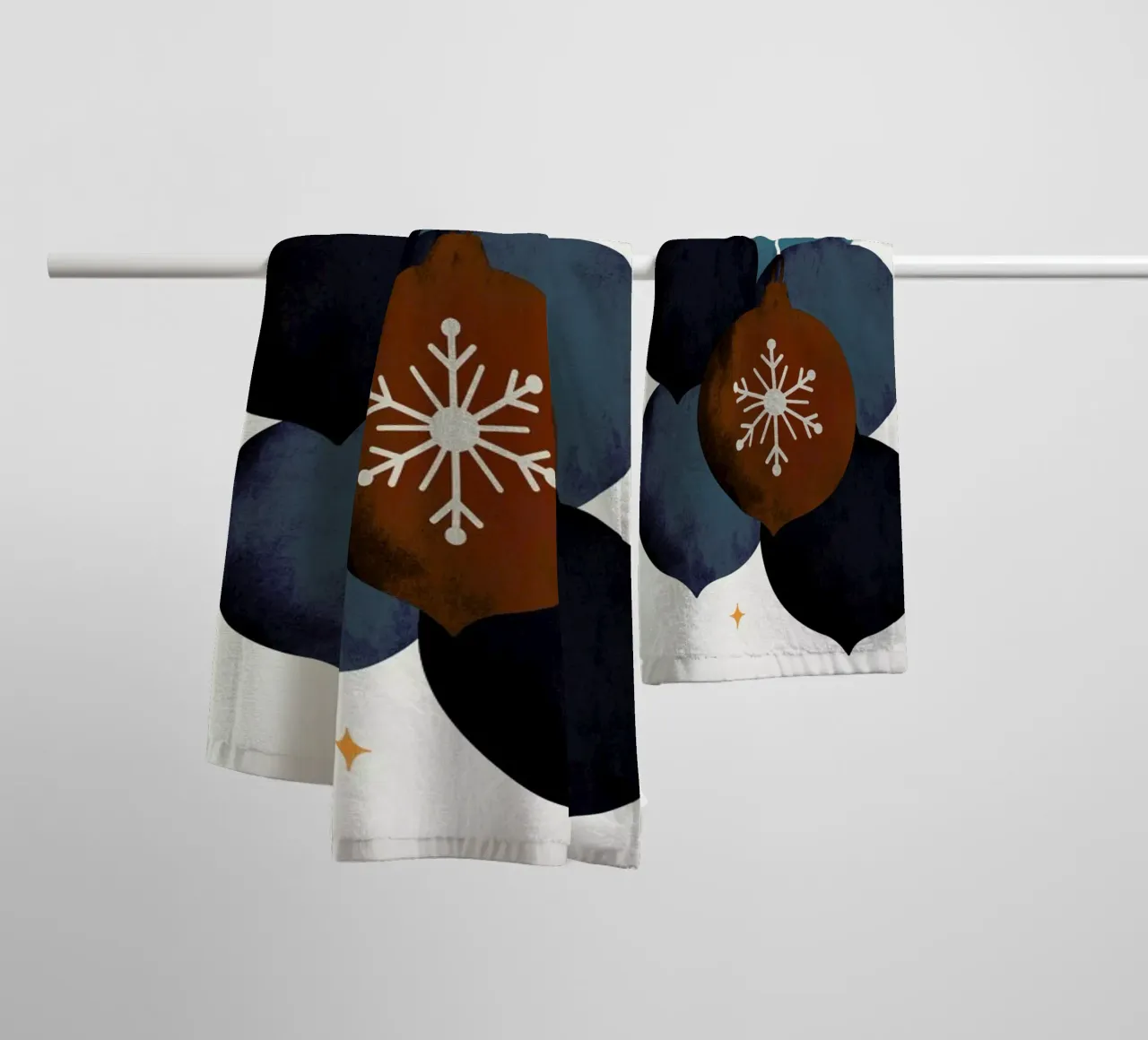 Jingle Bells 1 asciugamano da bagno da Kubistika
