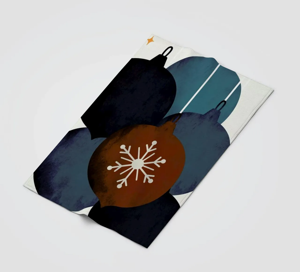 Jingle Bells 1 coperta in pile da Kubistika