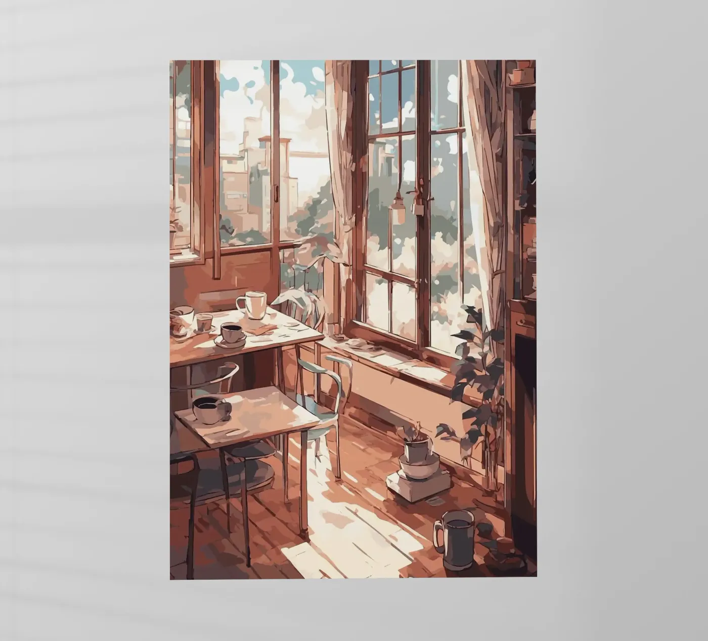 interni accoglienti pellicola backlit da Kevin Walters