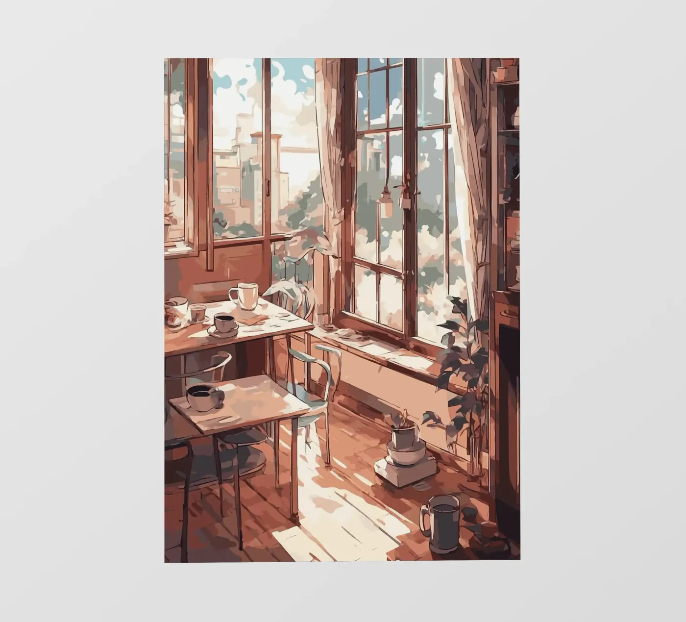 interni accoglienti pellicola backlit da Kevin Walters