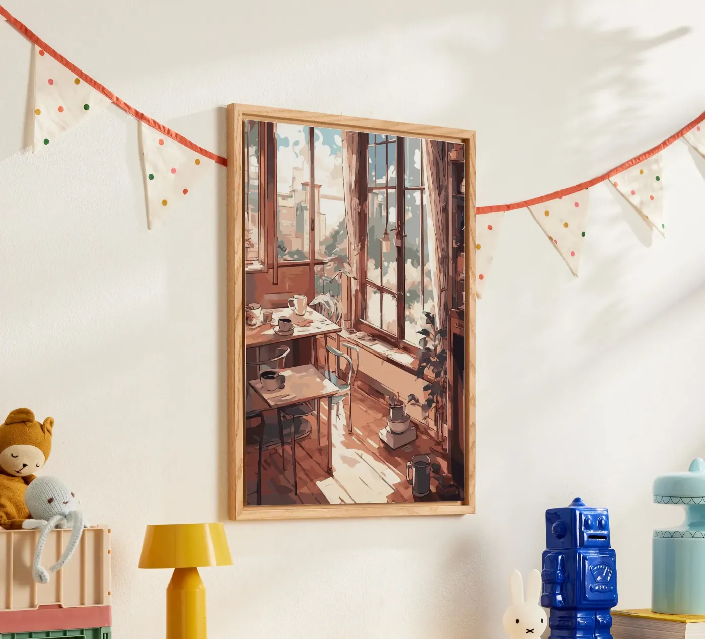 cozy-interior acryl van Kevin Walters