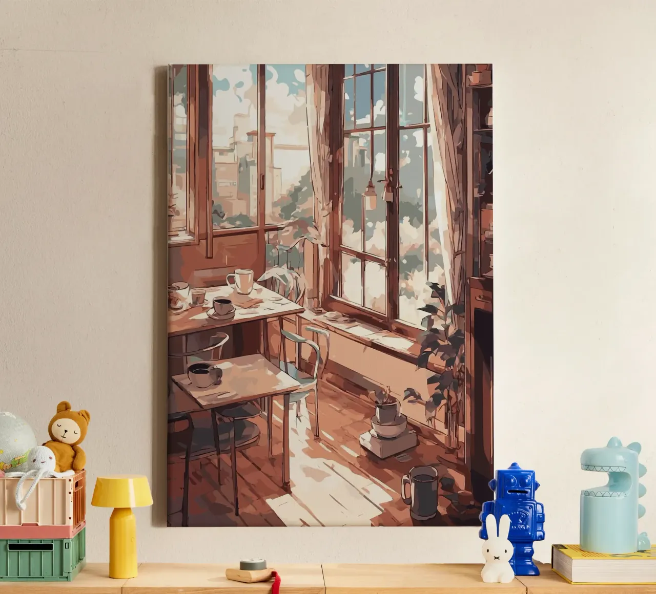 cozy-interior canvas by Kevin Walters