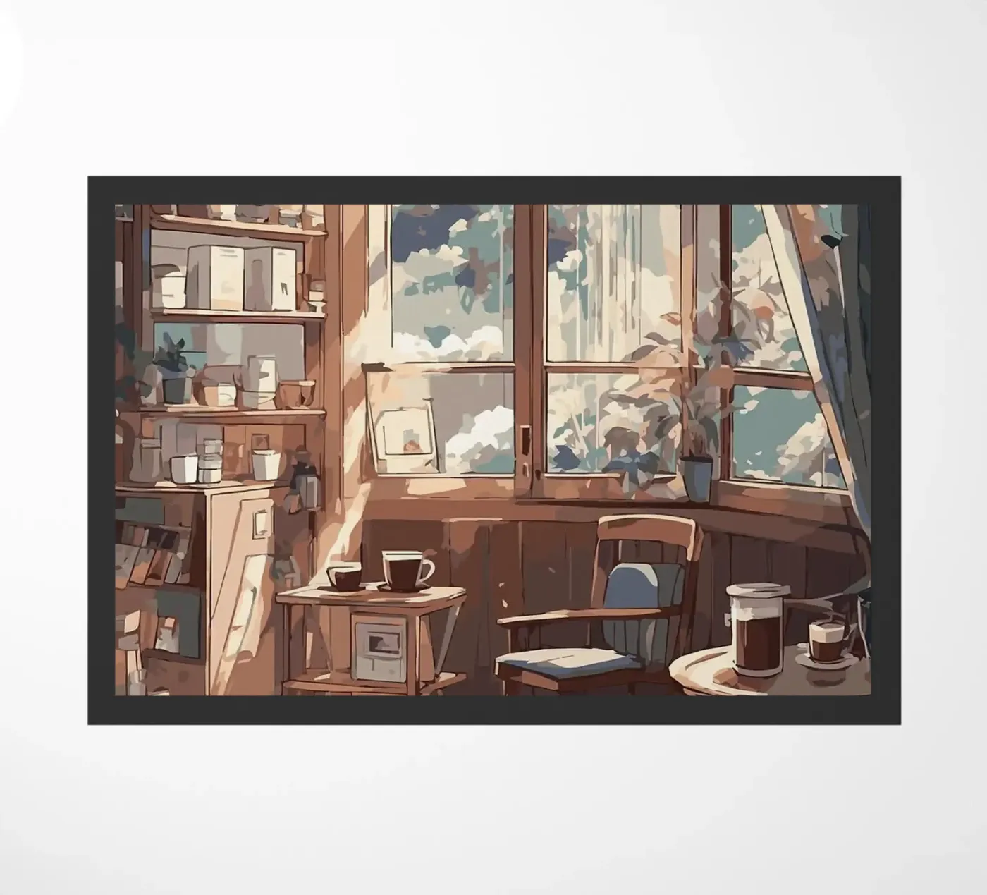 Kaffeetassen Fußmatte von Kevin Walters