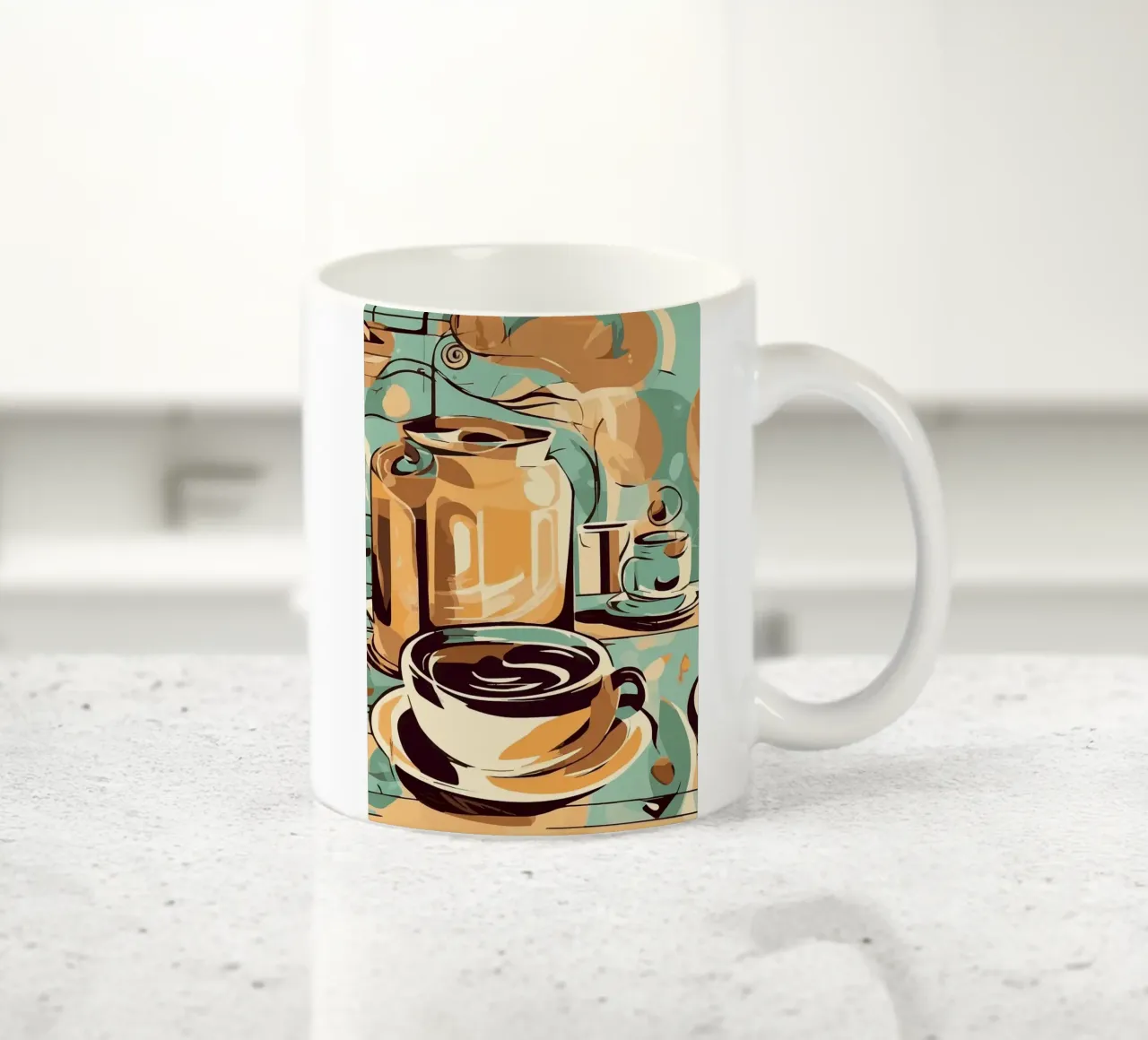 taza de café taza de cerámica de Kevin Walters