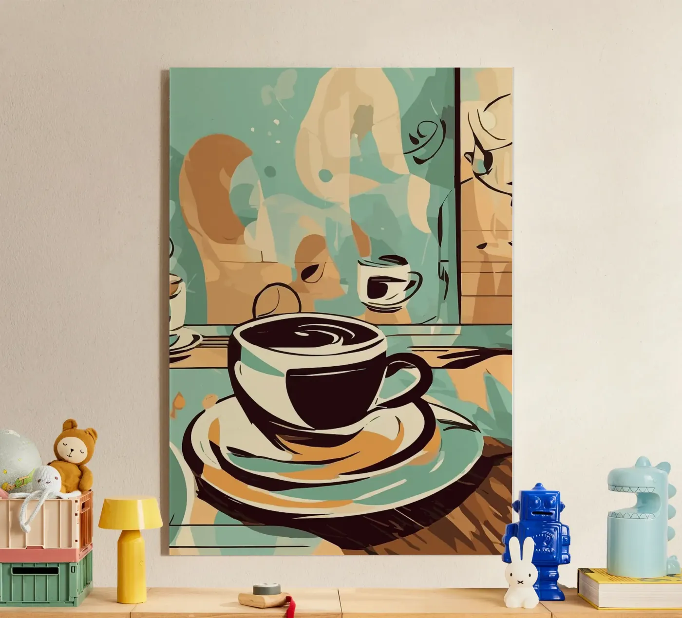 coffee cup Acryl-Glas von Kevin Walters