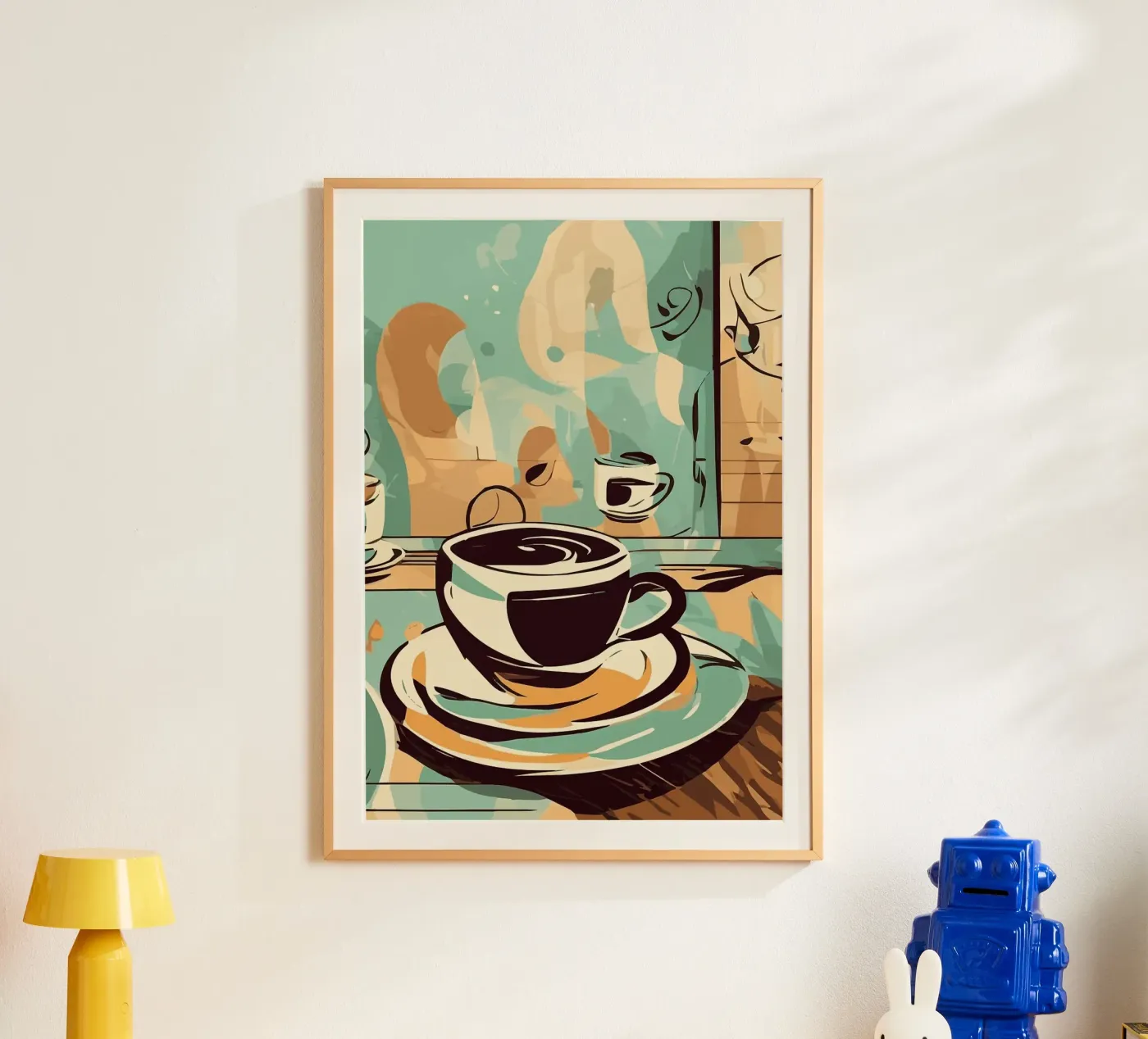 Kaffeetasse Poster von Kevin Walters