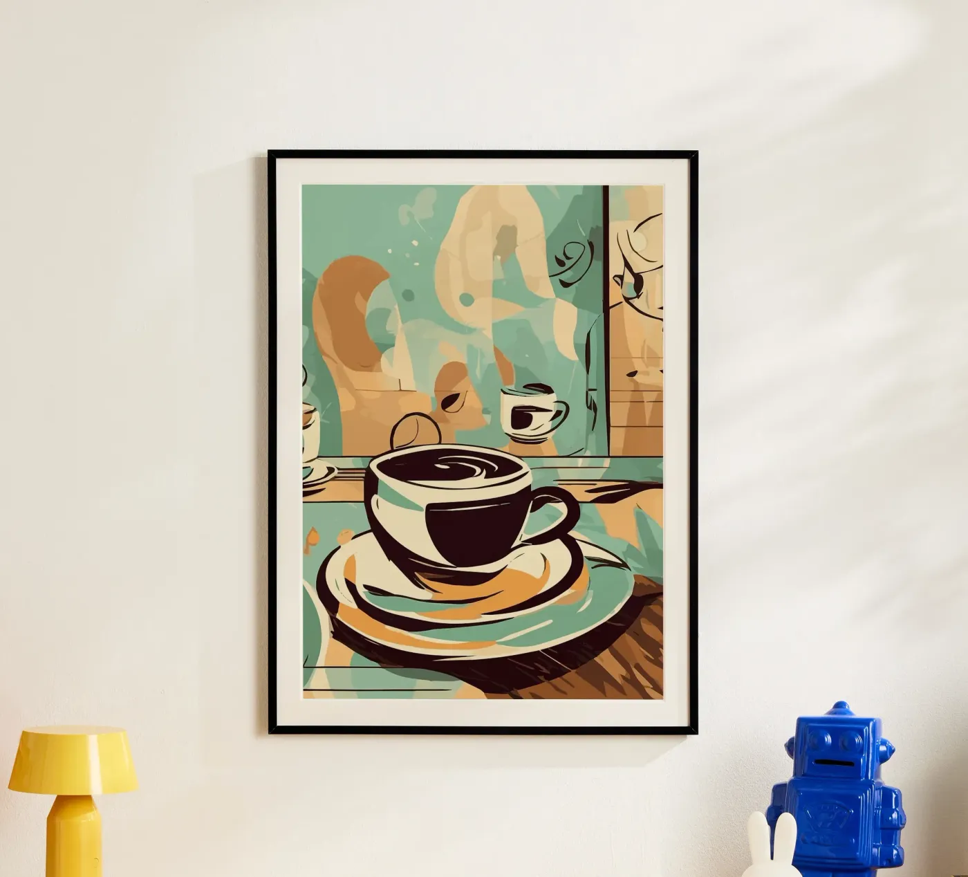 Kaffeetasse Poster von Kevin Walters