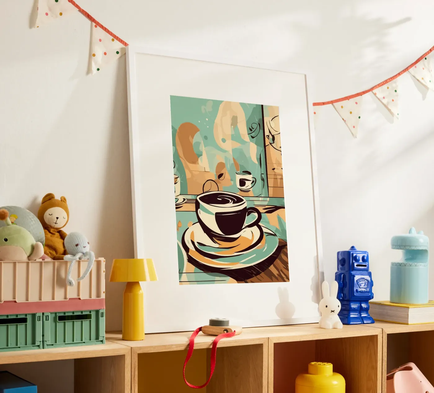 Kaffeetasse Poster von Kevin Walters
