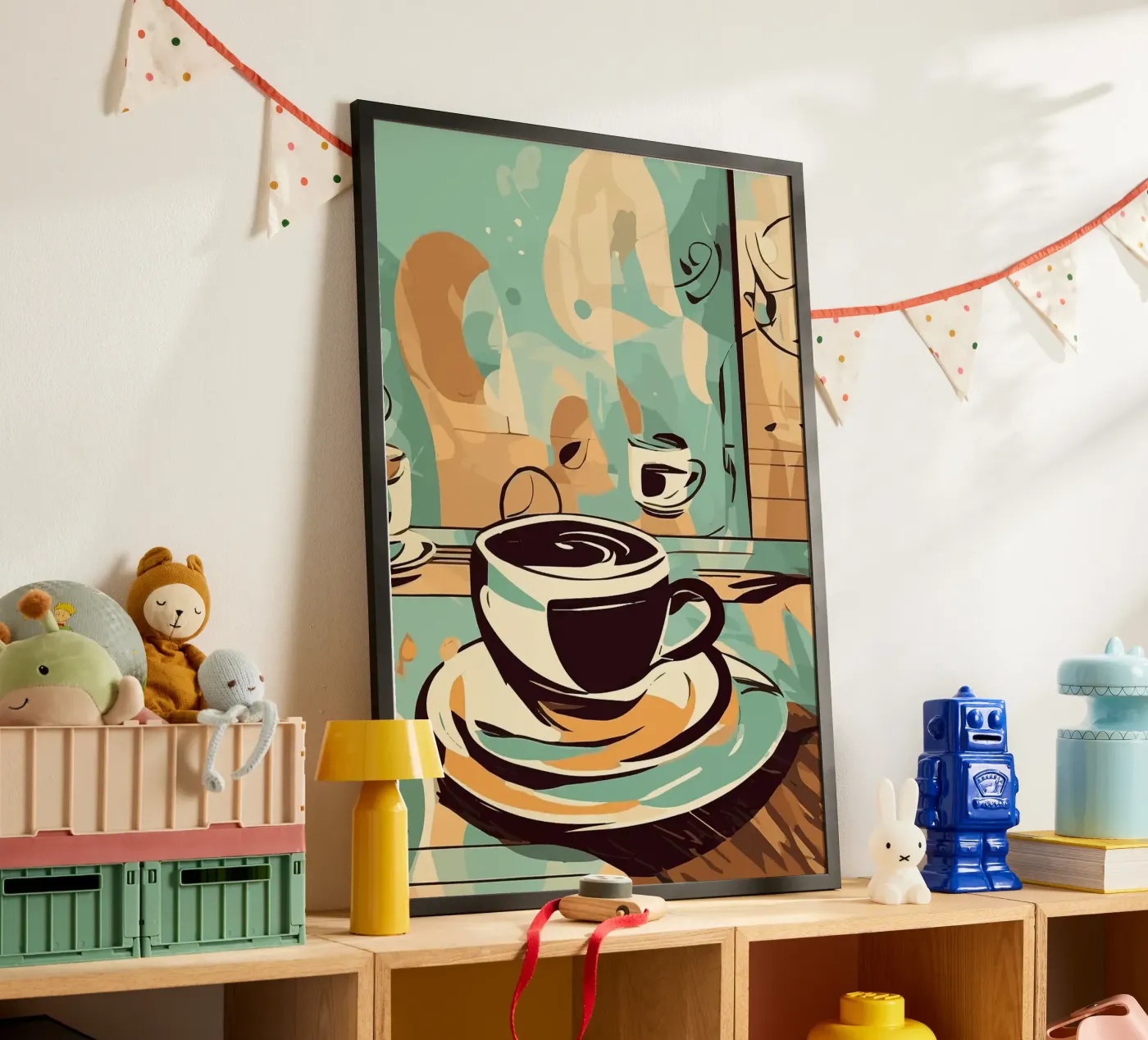 Kaffeetasse Poster von Kevin Walters