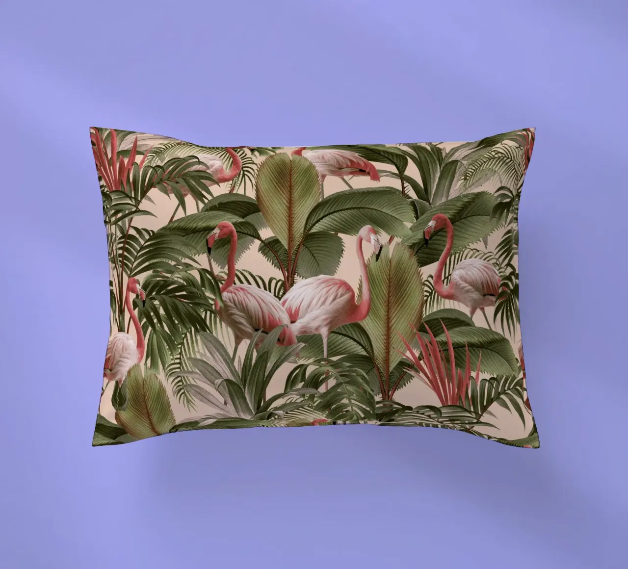Elegance of Flamingos cuscino da burcukorkmazyurek