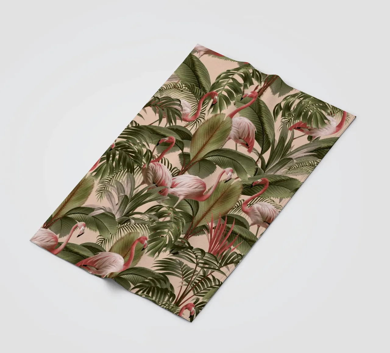 Elegance of Flamingos coperta in pile da burcukorkmazyurek