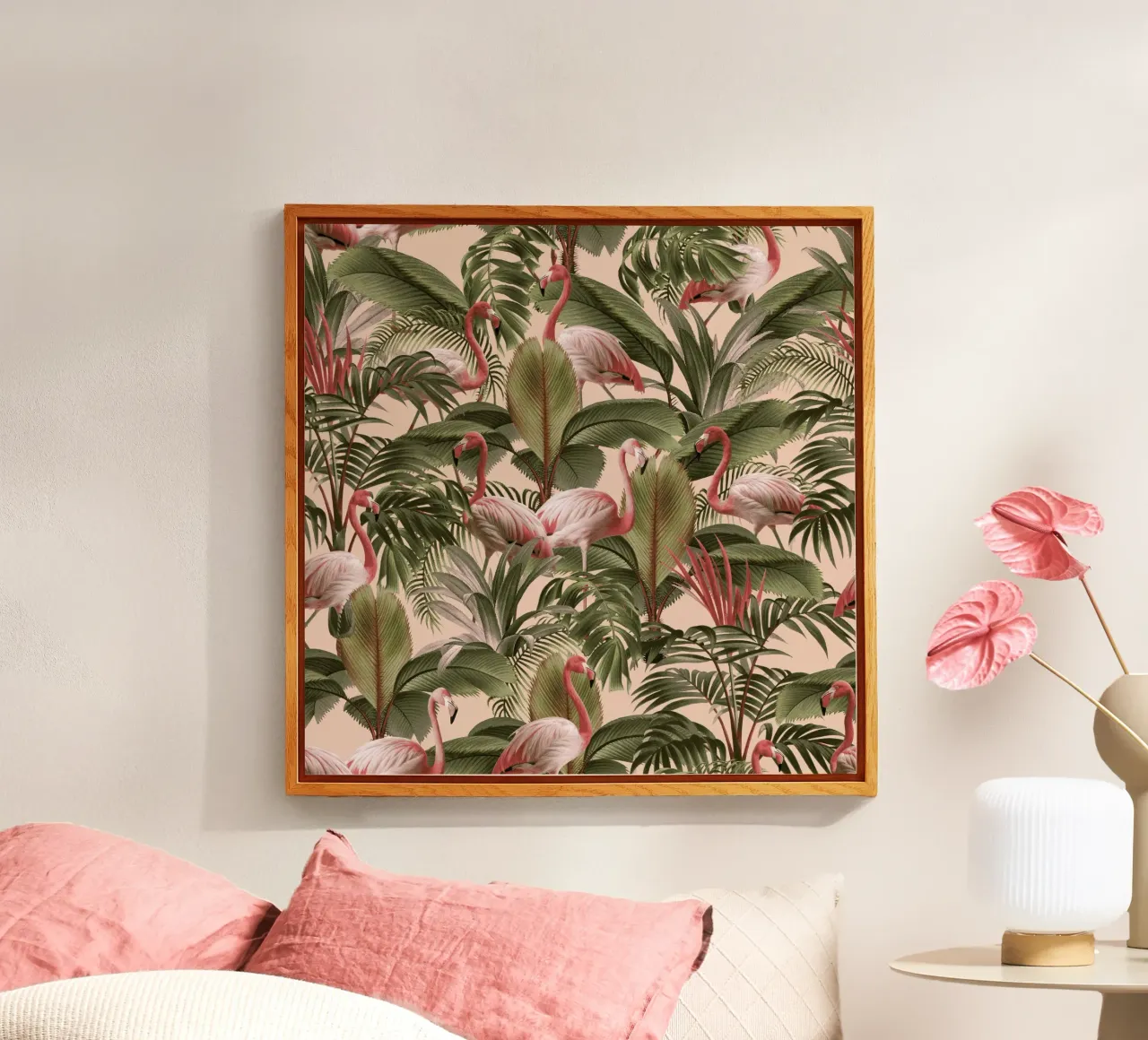 Elegance of Flamingos plexiglass da burcukorkmazyurek