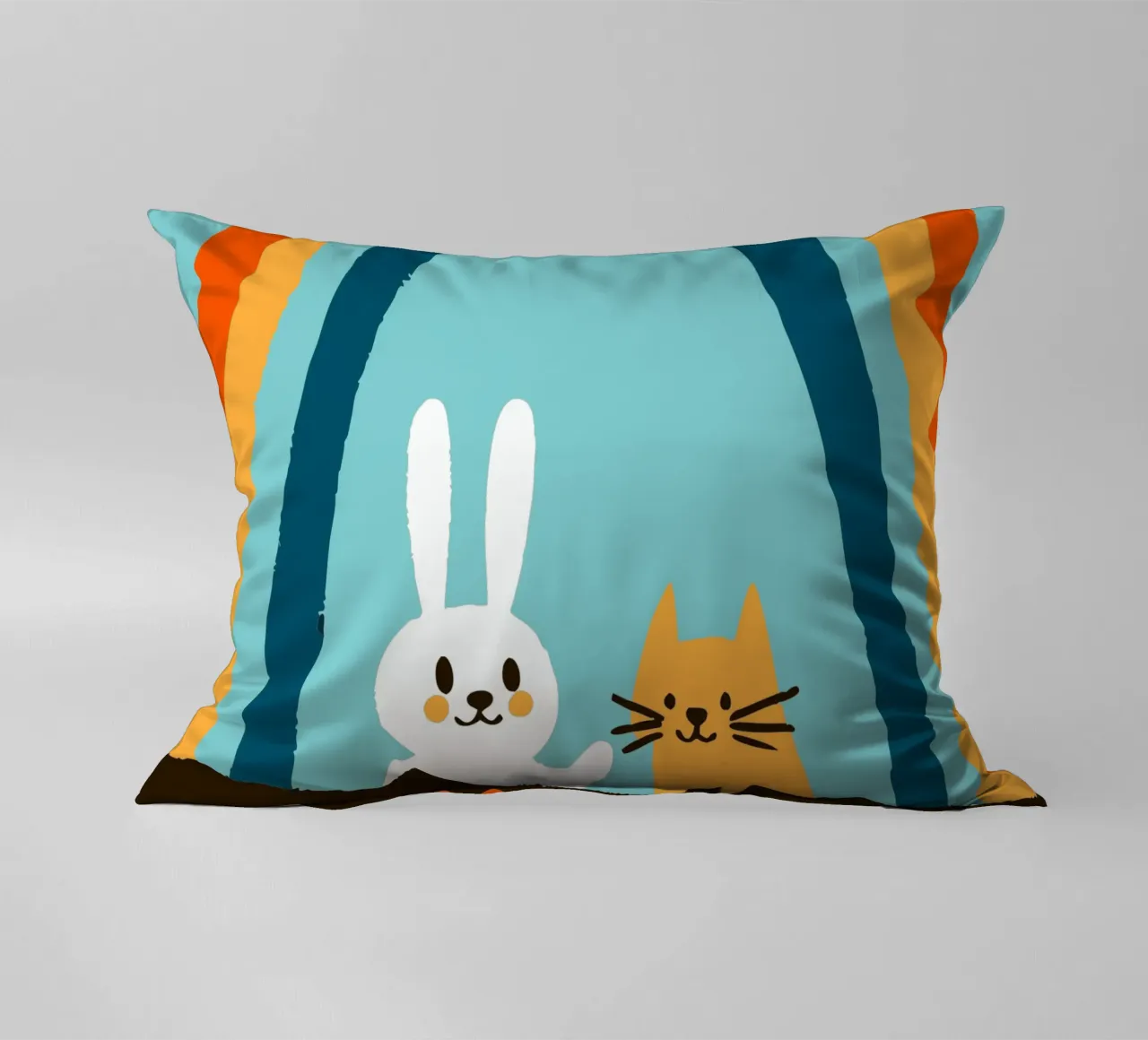 Conigli e gatti cuscino da TRENDY POSTER SHOP
