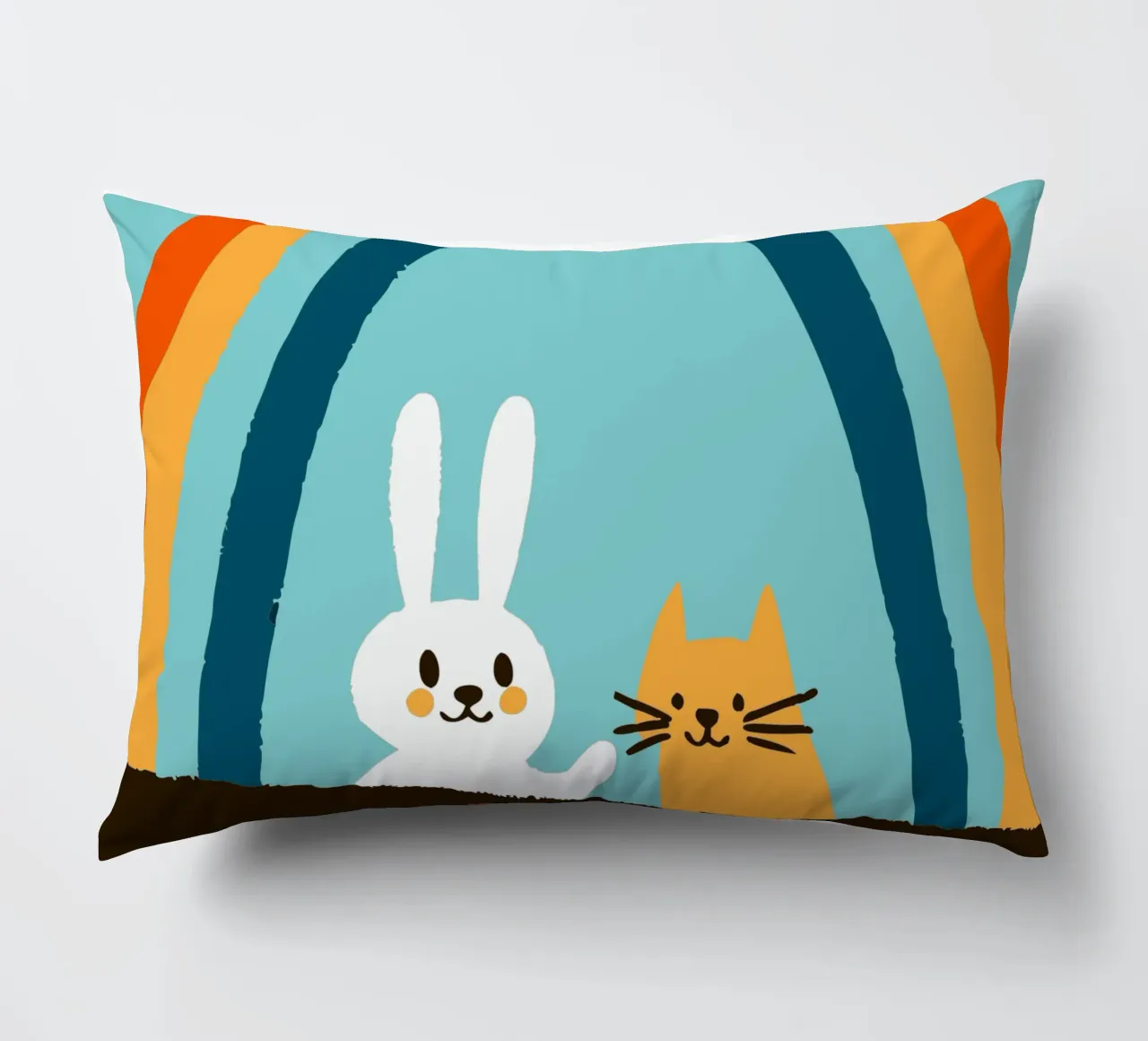 Conigli e gatti cuscino da TRENDY POSTER SHOP