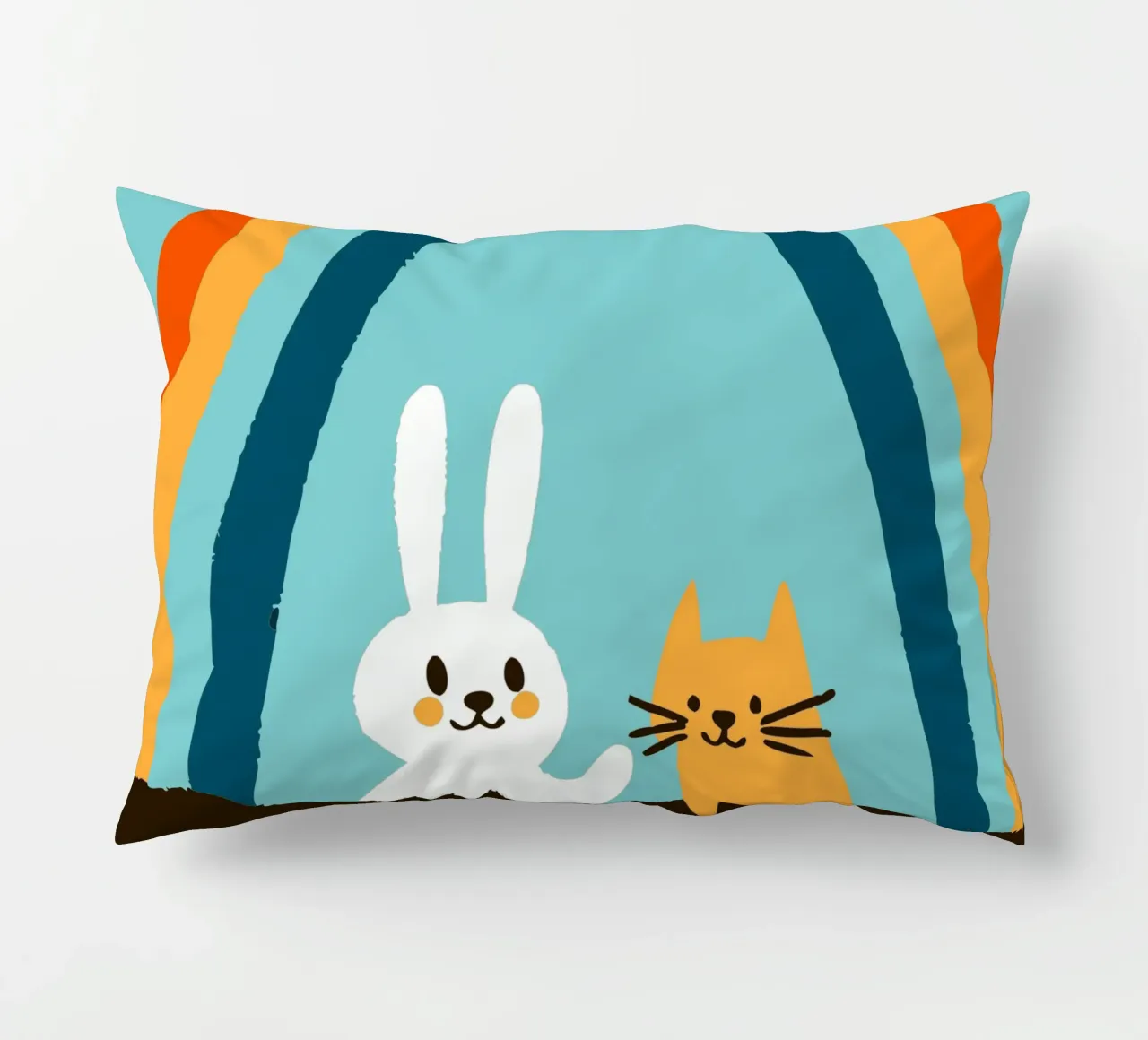 Conigli e gatti cuscino da TRENDY POSTER SHOP