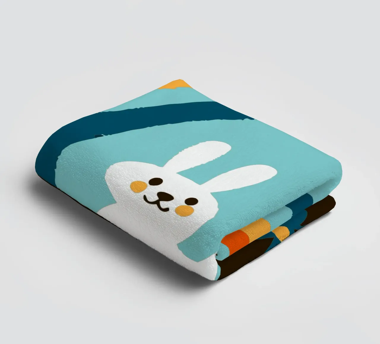 Conigli e gatti asciugamano da bagno da TRENDY POSTER SHOP