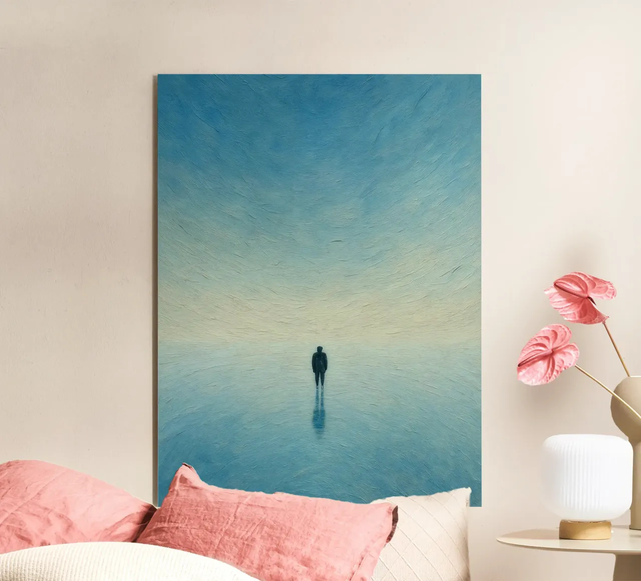 Mirror of Frosted Silence alluminio dibond da Mosaic Dialogue