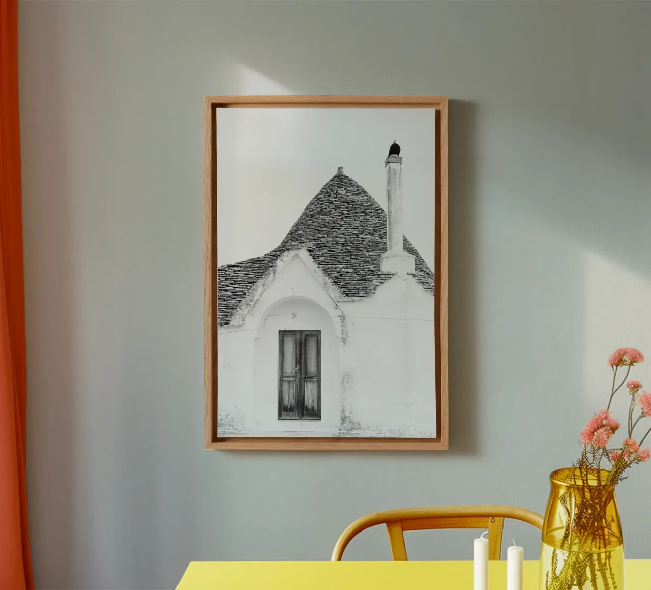 Trullo in Alberobello tela con Cornice a cassetta da photolovers
