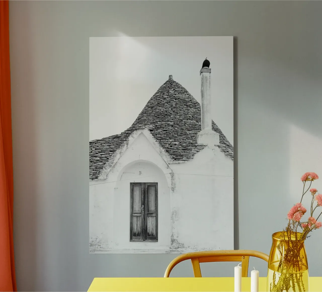 Trullo in Alberobello tela con Cornice a cassetta da photolovers
