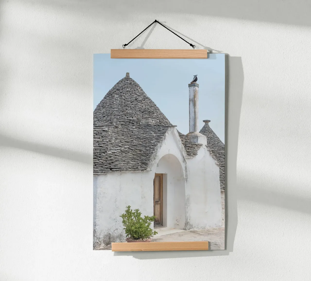 Potted plant and a trullo in Alberobello carta hahnemühle da photolovers