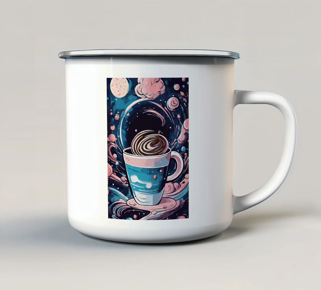 tazza da caffè tazza in smalto da Kevin Walters