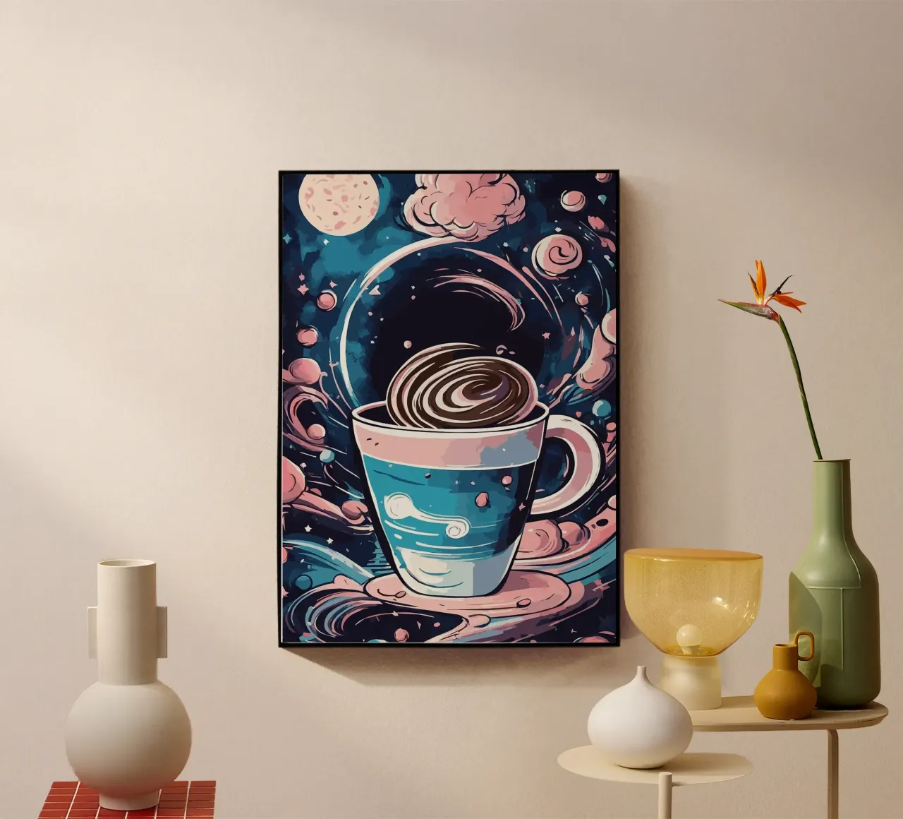 coffee cup acrylic glass by Kevin Walters