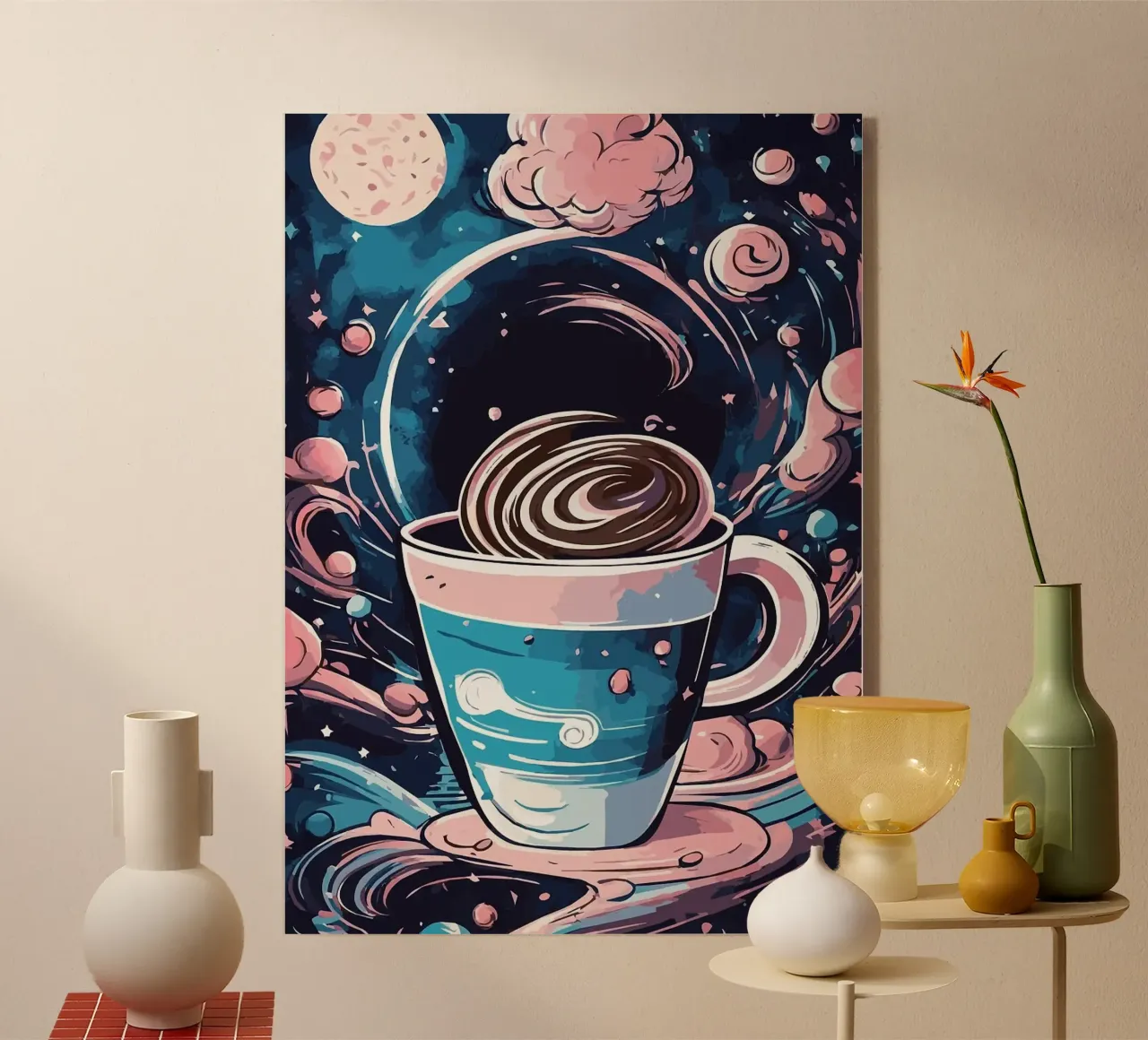 coffee cup acrylic glass by Kevin Walters