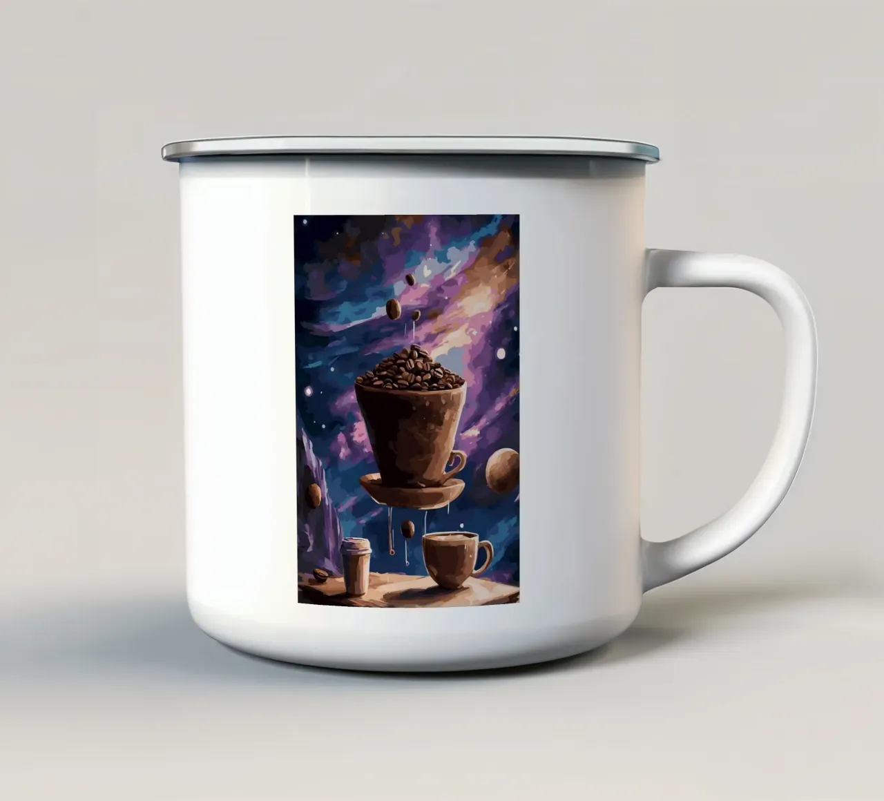 tazza da caffè tazza in smalto da Kevin Walters