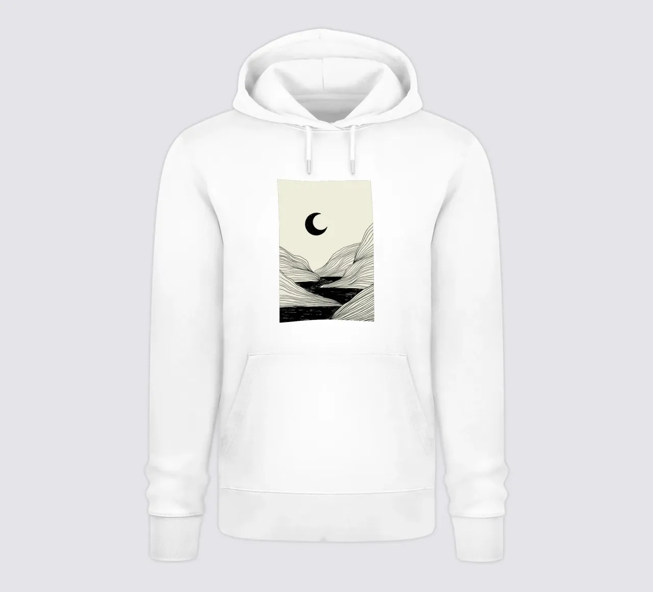 Crescent Moon felpa con cappuccio da Graphite