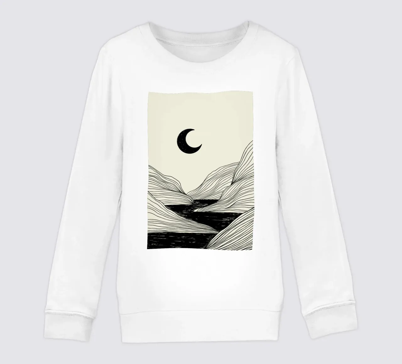 Crescent Moon felpa bambino da Graphite