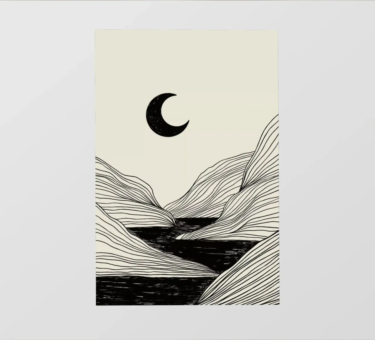 Crescent Moon telo in pvc da Graphite