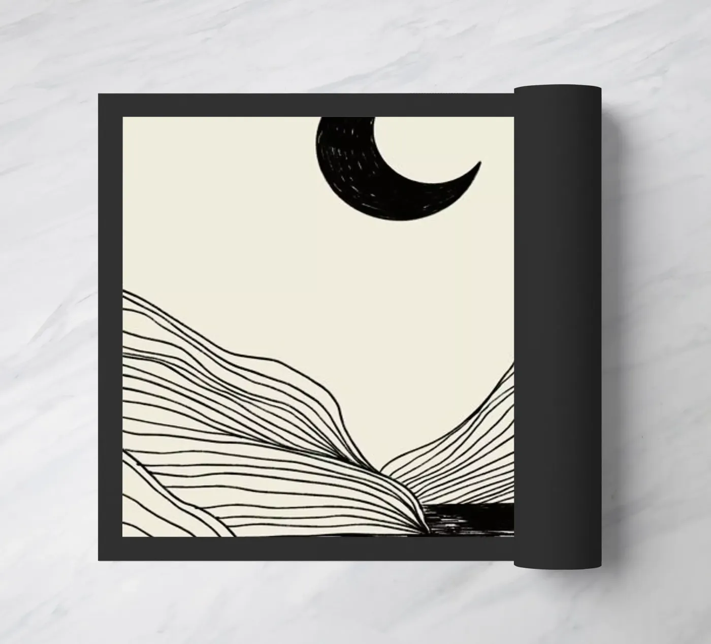 Crescent Moon deurmat van Graphite