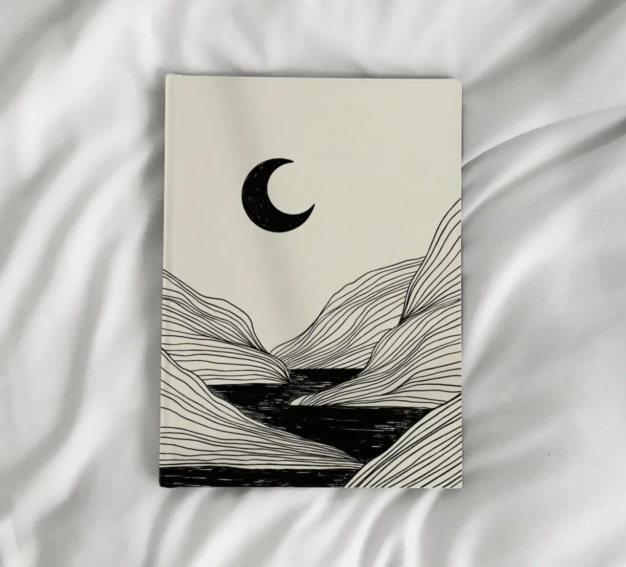 Crescent Moon notebook by Graphite
