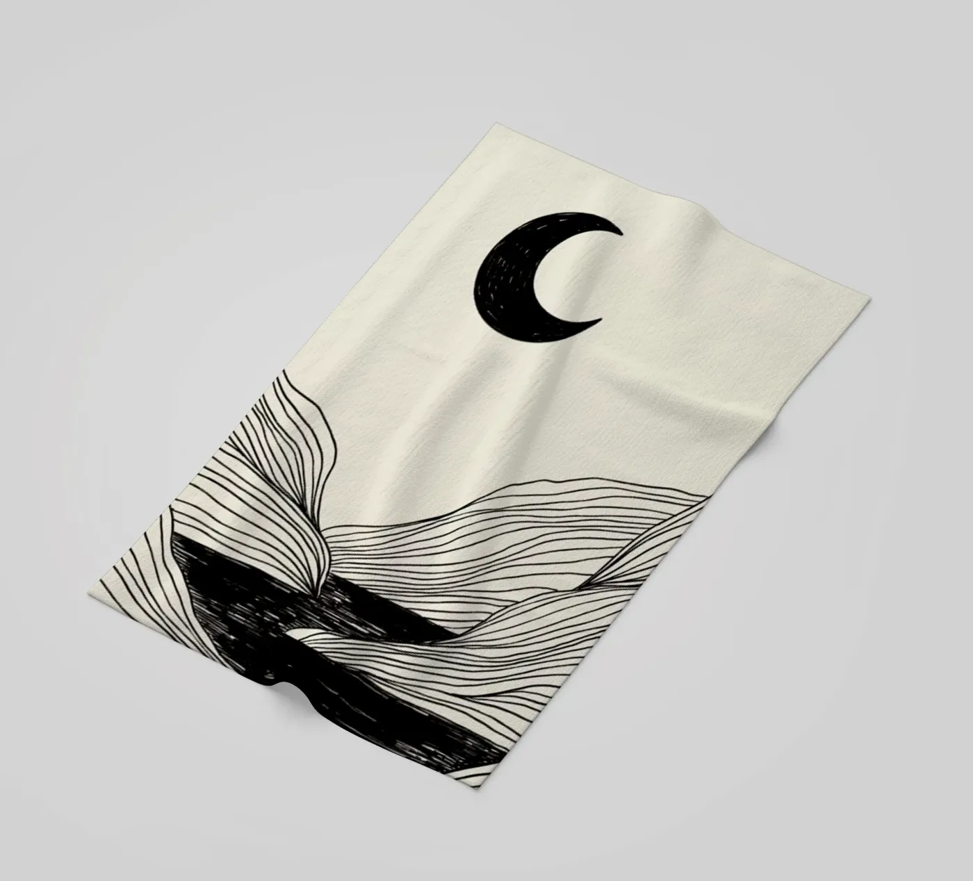 Crescent Moon telo mare da Graphite