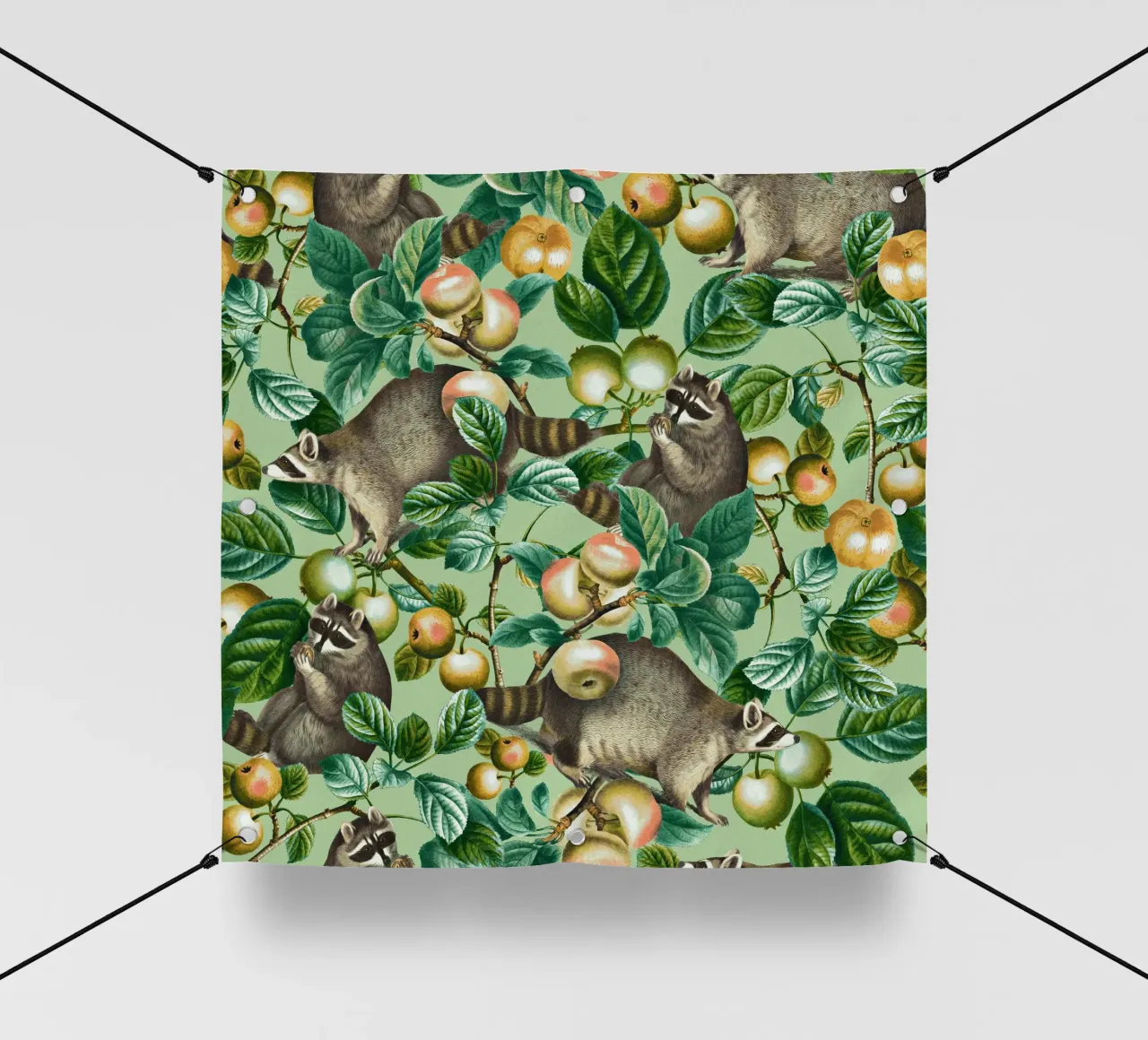 PROCIONE E FRUTTA telo in pvc da burcukorkmazyurek