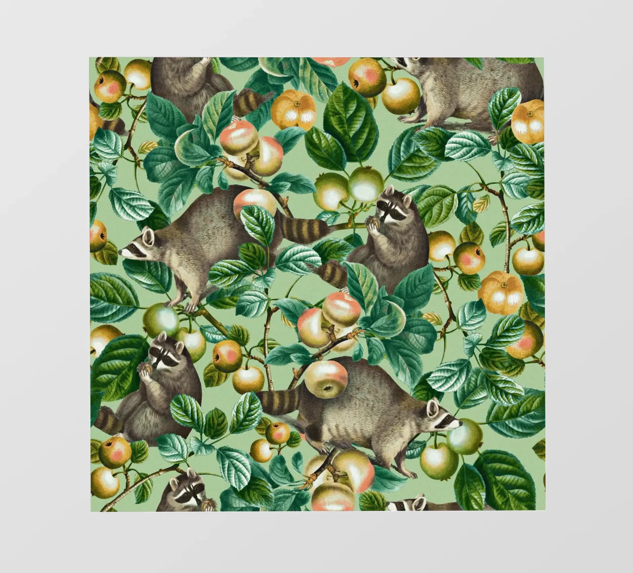 PROCIONE E FRUTTA telo in pvc da burcukorkmazyurek