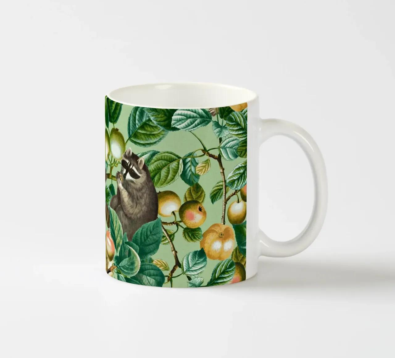 PROCIONE E FRUTTA tazza in ceramica da burcukorkmazyurek